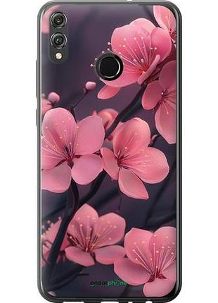 Чохол на huawei honor 8x пурпурова сакура "6075u-1596-10746"