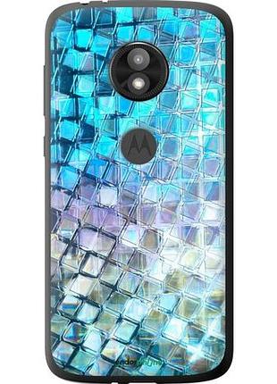 Чехол на motorola moto e5 play переливающаяся чешуя "227u-1429-10746"
