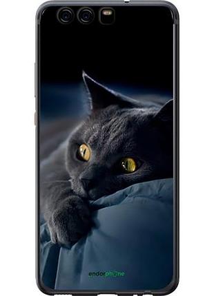 Чохол на huawei p10 димчастий кіт "825u-780-10746"