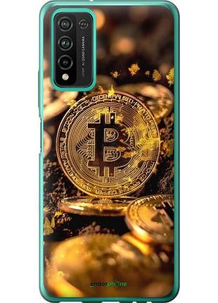 Чохол на huawei honor 10x lite золота лихоманка біткойна "6089u-2198-10746"