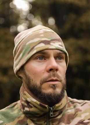 Шапка фліс мультикам