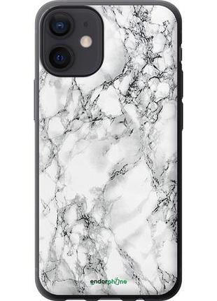 Чехол на iphone 12 mini мрамор белый "4480u-2071-10746"