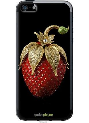 Чехол на iphone se клубника v3 "5638u-214-10746"