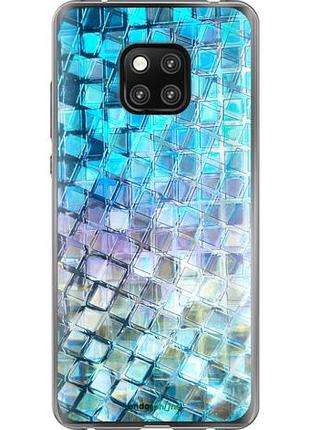 Чехол на huawei mate 20 pro переливающаяся чешуя "227u-1567-10746"