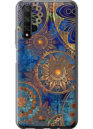 Чехол на huawei honor 20 золотой узор "678u-1697-10746"
