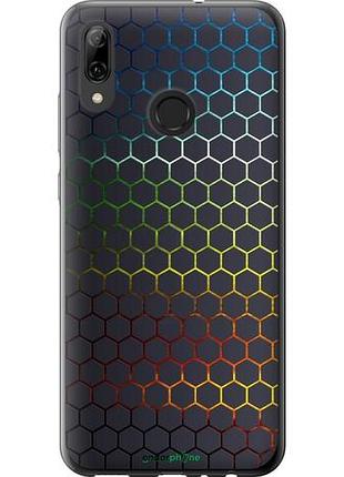 Чохол на huawei p smart 2019 переливні стільники "498u-1634-10746"