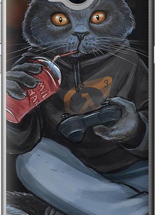 Чехол на huawei y5 2017 gamer cat "4140u-992-10746"