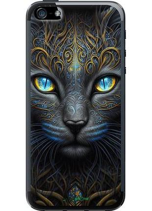 Чехол на iphone se кошка "5548u-214-10746"