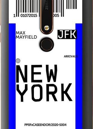 Чехол на nokia 6 2018 new york "4861u-1386-10746"