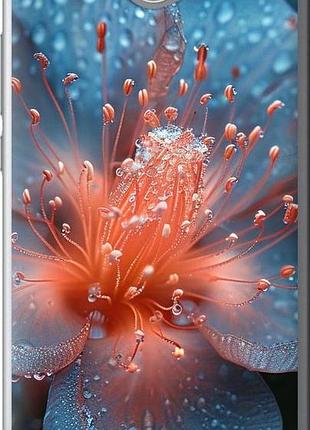 Чохол на huawei y7 2017 роса на квітці "6039u-1019-10746"