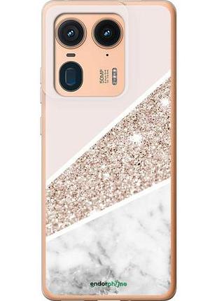 Чехол на motorola moto x50 ultra пастельный мрамор "4342u-3866-10746"