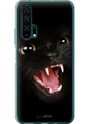 Чехол на huawei honor 20 pro чёрная кошка "932u-1702-10746"