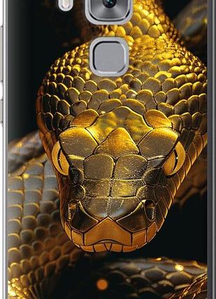 Чехол на huawei nova plus golden snake "6072u-961-10746"