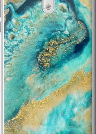 Чехол на nokia 3 green marble "4365u-818-10746"