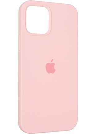 Чохол fiji silicone case для apple iphone 15 plus бампер накладка soft touch з мікрофіброю light pink