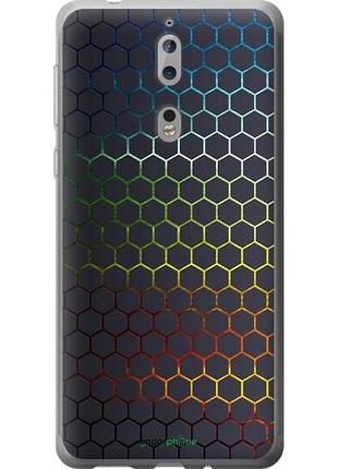Чехол на nokia 8 переливающиеся соты "498u-1115-10746"