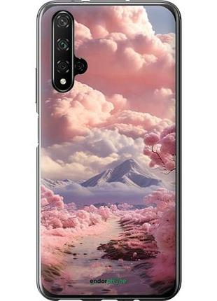 Чехол на huawei honor 20 розовые облака "5660u-1697-10746"