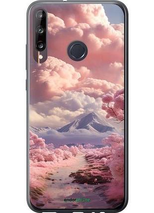 Чехол на huawei p40 lite e розовые облака "5660u-1875-10746"