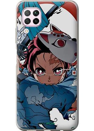 Чехол на huawei p40 lite танджиро камадо "5574u-1887-10746"