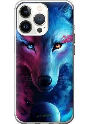 Чехол на iphone 13 pro арт-волк "3999u-2372-10746"