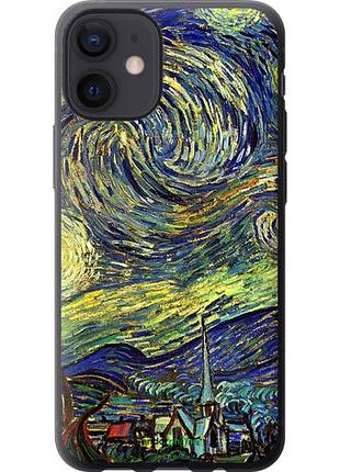 Чехол на iphone 12 mini винсент ван гог. звёздная ночь "163u-2071-10746"