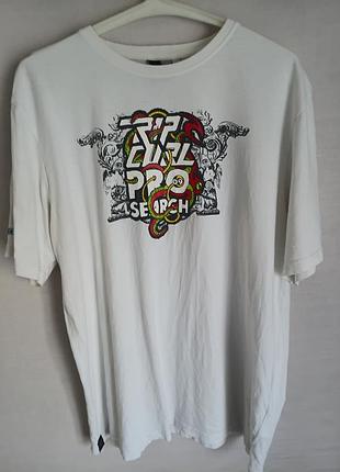 Футболка rip curl sk8 pro search біла xl бавовна