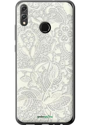 Чехол на huawei honor 8x белое кружево "4383u-1596-10746"