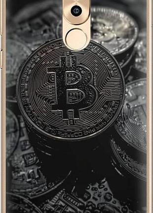 Чехол на huawei gr5 2017 black bitcoin "6090u-473-10746"