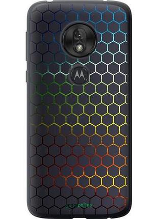 Чохол на motorola moto g7 play переливні стільники "498u-1656-10746"