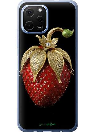 Чехол на huawei nova y61 клубника v3 "5638u-2983-10746"