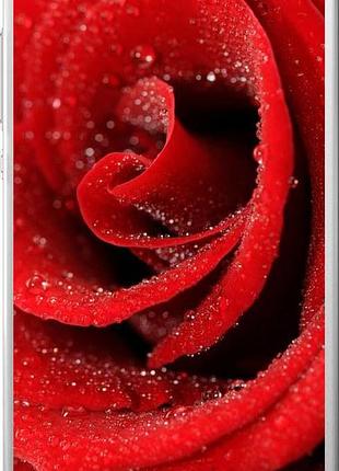 Чехол на huawei ascend p8 красная роза "529u-123-10746"