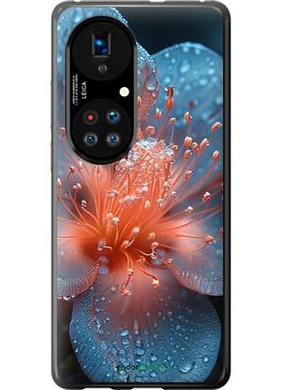 Чохол на huawei p50 роса на квітці "6039u-2292-10746"
