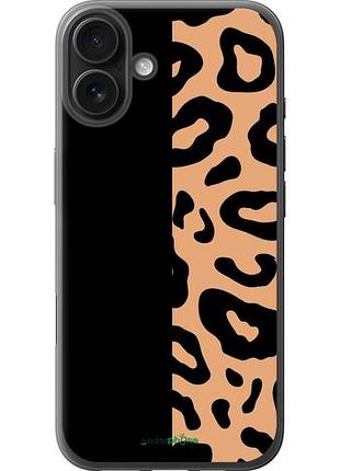 Чехол на iphone 16 plus пятна леопарда "4269u-3714-10746"