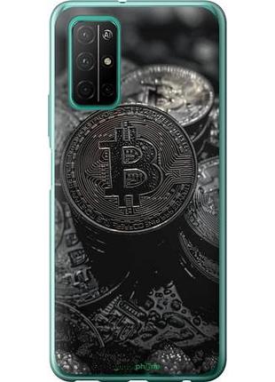 Чехол на huawei honor 30s black bitcoin "6090u-1897-10746"