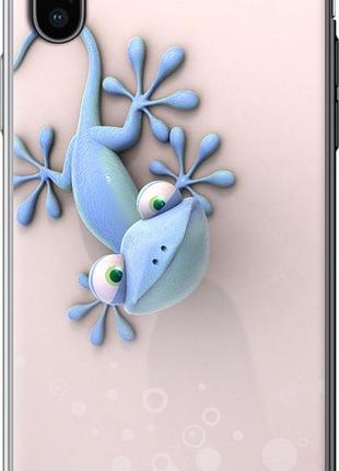 Чехол на iphone x геккончик "1094u-1050-10746"