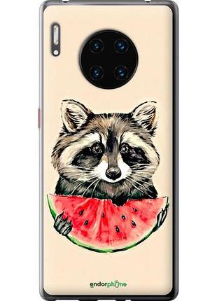 Чехол на huawei mate 30 pro енотик с арбузом "4605u-1796-10746"