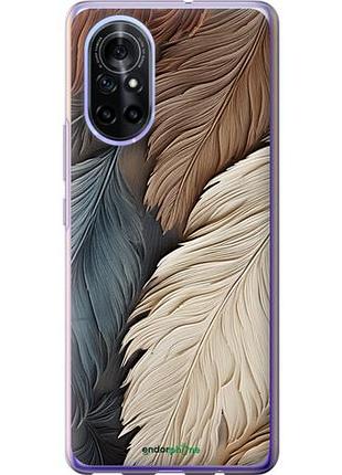 Чехол на huawei nova 8 листья в стиле бохо "5643u-2245-10746"