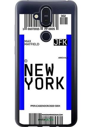 Чехол на nokia 8.1 new york "4861u-1620-10746"