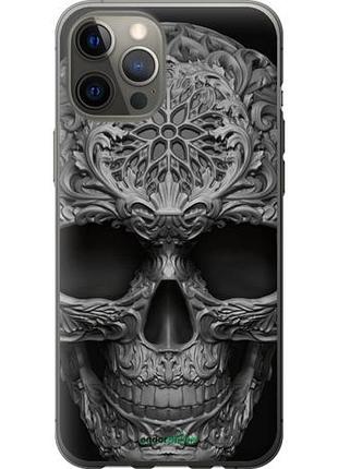 Чехол на iphone 12 pro max skull-ornament "4101u-2054-10746"