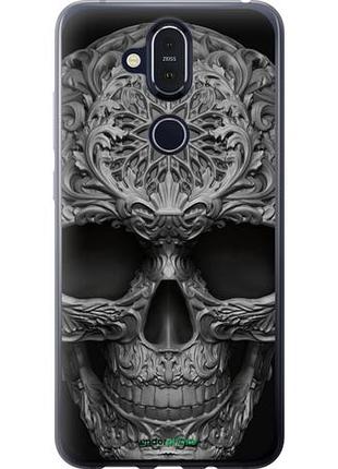Чехол на nokia 8.1 skull-ornament "4101u-1620-10746"