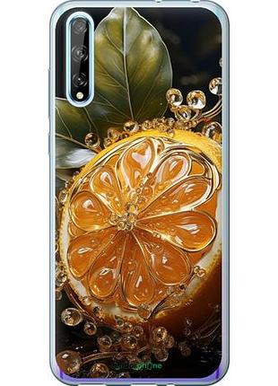 Чехол на huawei p smart s лимон "5647u-1813-10746"