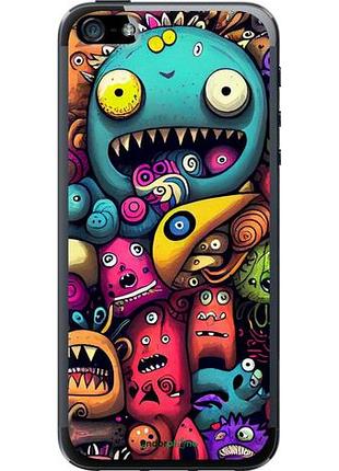 Чехол на iphone 5 cмешные монстры "5549u-18-10746"