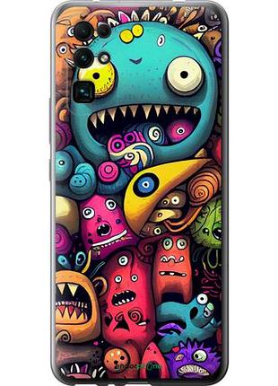 Чехол на huawei honor 30 cмешные монстры "5549u-1921-10746"
