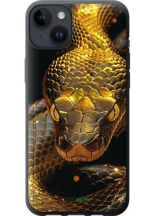Чехол на iphone 14 plus golden snake "6072u-2645-10746"