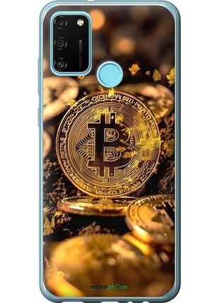 Чехол на huawei honor 9a золотая лихорадка биткойна "6089u-1900-10746"
