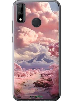 Чохол на huawei p smart 2020 рожеві хмари "5660u-2060-10746"