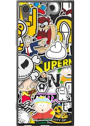 Чехол на sony xperia xa1 g3112 popular logos "4023u-964-10746"