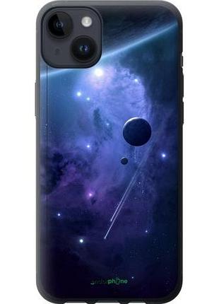 Чохол на iphone 14 plus планети в синьому космосі "171u-2645-10746"
