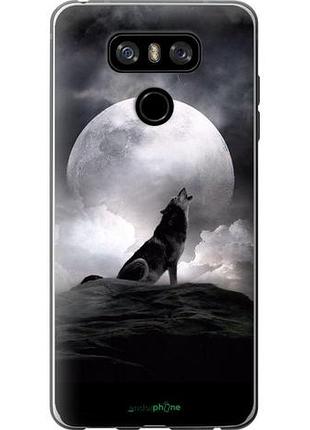 Чехол на lg g6 воющий волк "934u-836-10746"