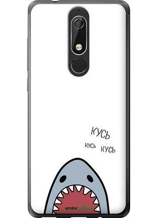 Чехол на nokia 5.1 акула "4870u-1529-10746"